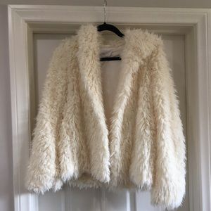 Teddy bear jacket with hood